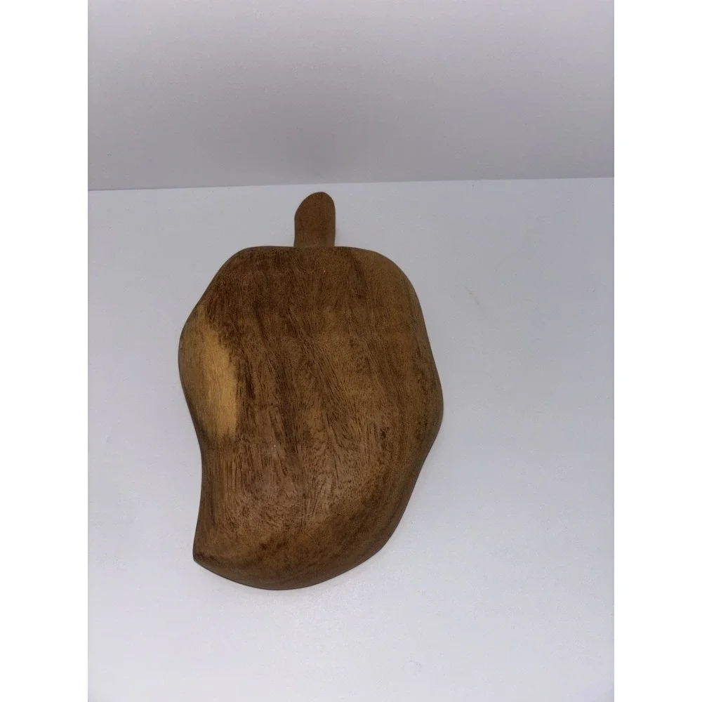 Vintage MCM Monkey Pod Wood Leaf Bowl/Dish Decor